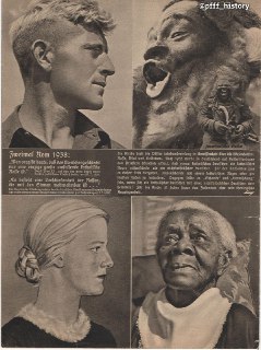 Racist propaganda of nazi regime, German magazine from early 1940s https://t....