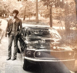 Found a photo of my dad around 1970 about to pull the greatest heist in history ...