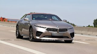 Концептуальный автомобиль BMW Skytop, представленный в 2024 году, появился на живых фотоРанее BMW объявила, что распродала всю тестовую партию в 50 единиц, несмотря на цену в 500 тысяч долларов (около 40 миллионов рублей). Модель получит 4,4-литровый мотор