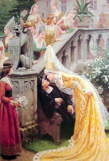 Edmund Leighton"Alain Chartier"1903 #Leighton