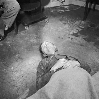 The corpse of Heinrich Himmler. The SS Reichsführer committed suicide on May 23, 1945, after taking potassium cyanide during his arrest in the town of Lüneburg.Time Machine | Historical Photo