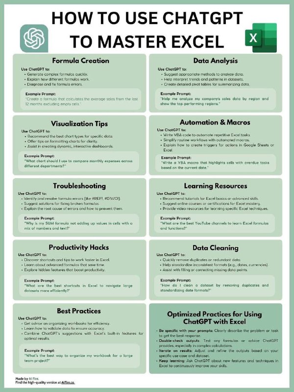 Excel with ChatGPT