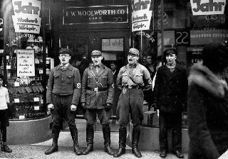 Nazis agitating people to join a boycott of Jewish stores, 1933.Time Machine | Historical Photo
