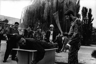 Punishment for drunkenness, Chechnya, 1990s.Time Machine | Historical Photo