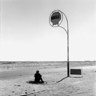 Shell refueling station in the desert. Algeria, 1963.Time Machine | Historical Photo