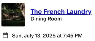 🌟🌟🌟The French Laundry 7/13周天 6等4好不容易抢到了Napa的米三 Fhe French Laundry的周末的位子，晚上7:45，六人位不幸被放鸽子。现求四位大美大帅组局摘星。（价格是原价，包所有的差不多550左右。不是代订，我本人亲自订的。）🌟🌟🌟 #napa #米其林 #米其林三星 #法餐 #湾区美食