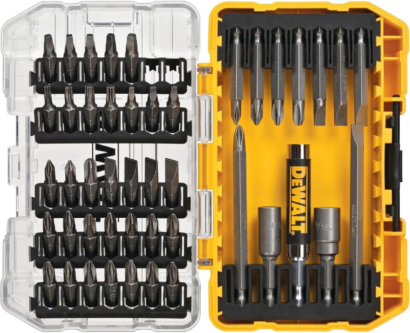 סט ביטים 45 חלקים מבית DEWALT עם 89 אלף דירוגים מעולים והבסט…