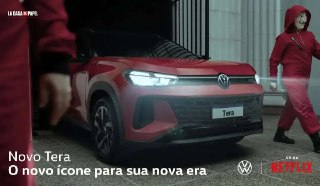 广告_助你无痛做明星！汽车白日梦搞笑神广驾驶全新 Volkswagen SUVW Tera，以主角身份穿梭进「纸钞屋」、「星期三」、「猎魔人」等 Netflix 热门剧集。 From Volkswagen do Brasilvia 开眼Invalid media: video